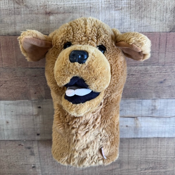 Daphne's Golden Retriever Dog Plush Hand Puppet - Picture 1 of 8